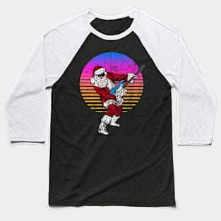 Santa playing guitar Baseball T-Shirt